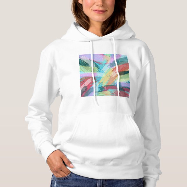 Sudadera Resumen Art Pastel (Anverso)