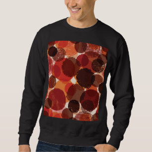 Sudadera Resumen Coloroso Colorante de Patrones Sin Marea