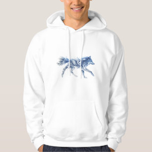 Sudadera Resumen de arte de lobo: Ilustracion de animales g