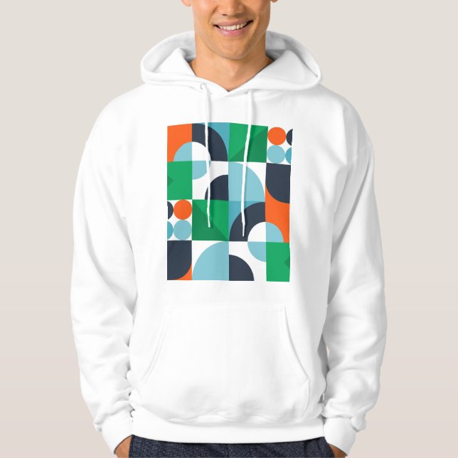 Sudadera Resumen de formas y formas simples (Anverso)