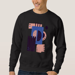 Sudadera Resumen de las manos de los cimboles surrealistas