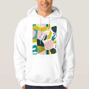 Sudadera Resumen de las piñas: colorido mosaico sin costura
