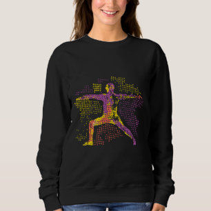 Sudadera Resumen del concepto colorido de la yoga