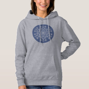 Sudadera Resumen del pastel de nieve fractal de Lacy sobre