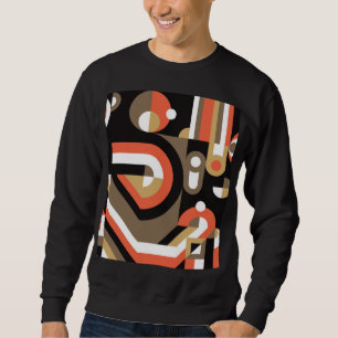 Sudadera Resumen Geométrico: Diseño de Arte Futurista.