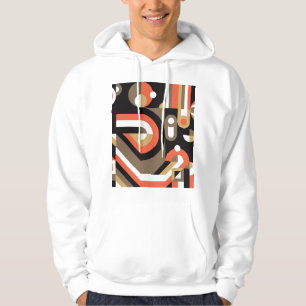 Sudadera Resumen Geométrico: Diseño de Arte Futurista.