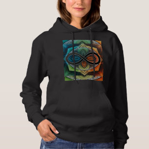 Sudadera Resumen infinito de la máscara tribal africana de