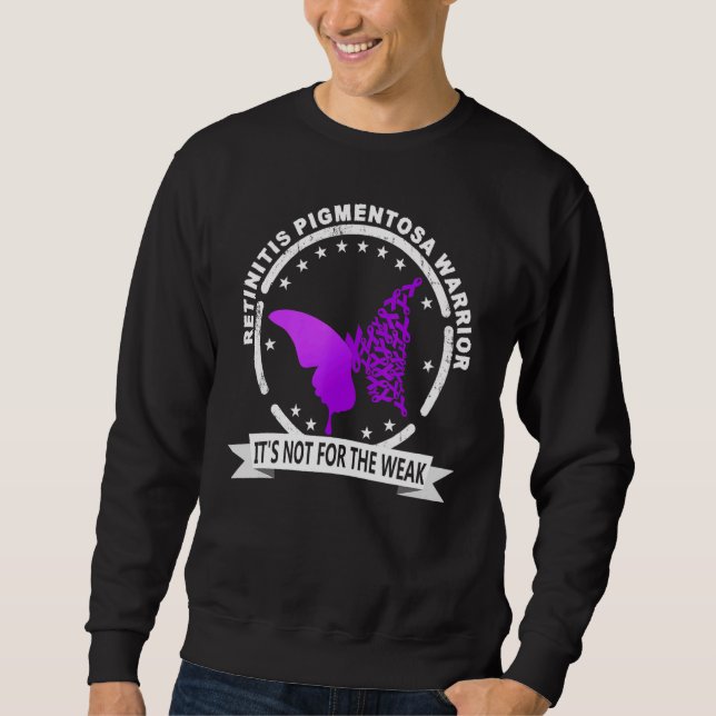 Sudadera Retinitis Pigmentosa Warrior (Anverso)