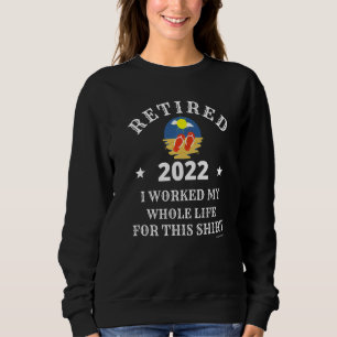 Sudadera Retirada 2022 Fiesta de Jubilación de Jubilación