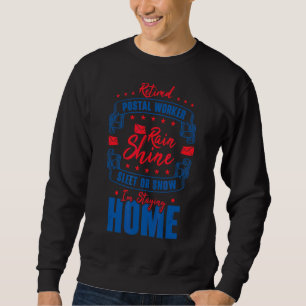 Sudadera Retirada de Entrega de Correo de Trabajador Postal