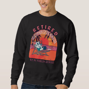 Sudadera Retirada de Vintage Retirada de Gestor de Telecomu