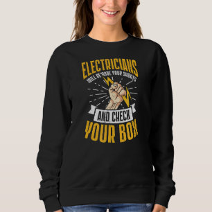 Sudadera Retire Sus Cortometrajes Y Compruebe Su Electricis