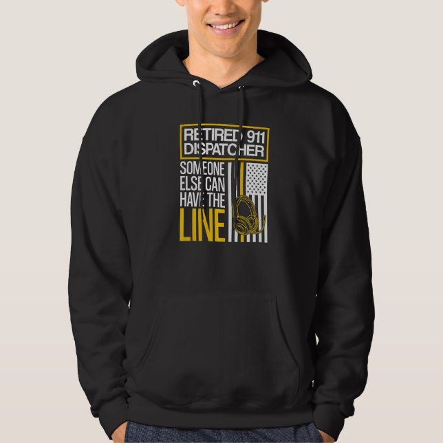 Sudadera Retired 911 Dispatcher Retirement (Anverso)