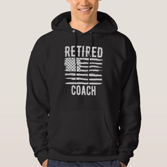 Sudadera Retired Coach Profession American Flag (Anverso)