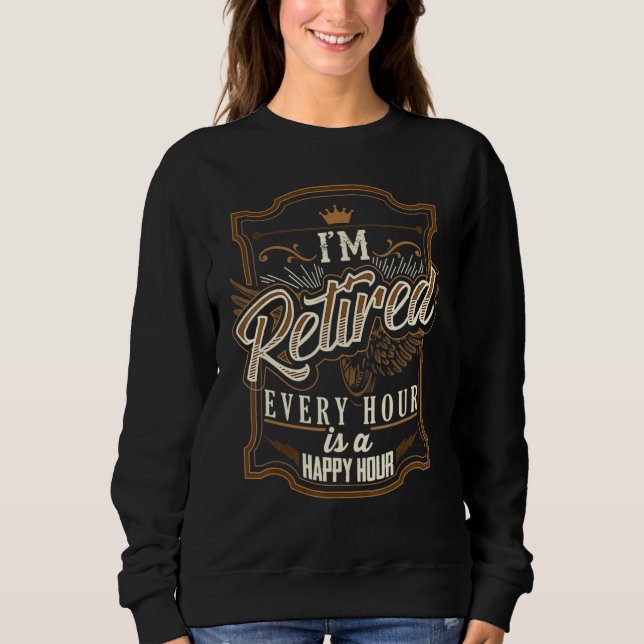Sudadera Retirement for Men  I'm Retired (Anverso)