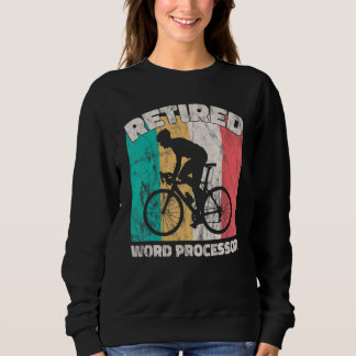 Sudadera Retirement Retired Word Processor