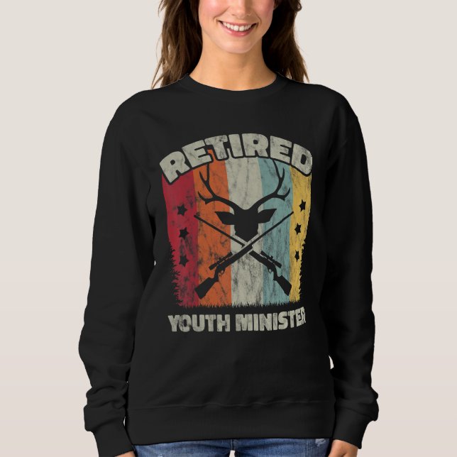 Sudadera Retirement Retired Youth Minister (Anverso)
