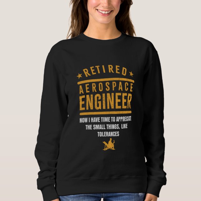 Sudadera Retirement Retiree Engineering Retired Aerospace E (Anverso)