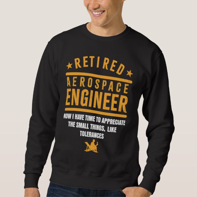 Sudadera Retirement Retiree Engineering Retired Aerospace E (Anverso)