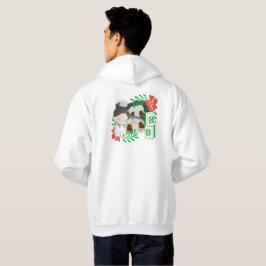 Sudadera Retiro de Chibi Mahjong en Onsen del Mono de la Ni