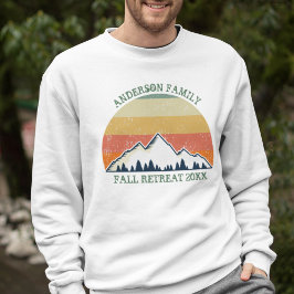 Sudadera Retiro de otoño de Personalizado de Reunión famili