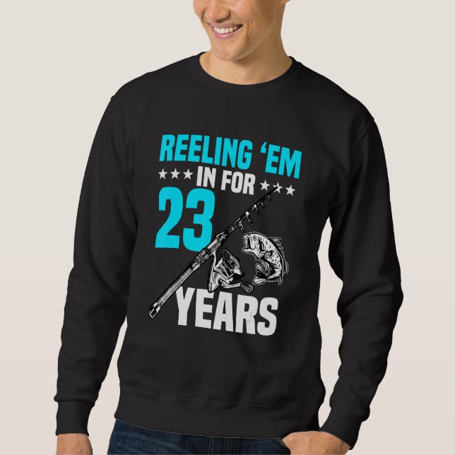 Sudadera Retocándolas Durante 23 Años Cumpleaños 23 Cel de  (Anverso)
