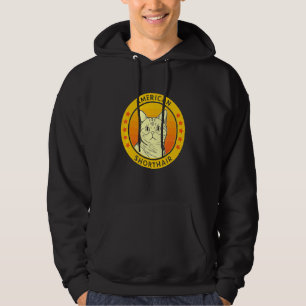 Sudadera Retrato americano de gato de Shorthair
