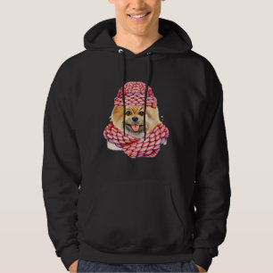 Sudadera Retrato De Acuarela De Perro Pomeraniano Spitz Con