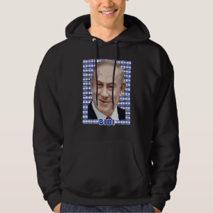 Sudadera Retrato de Benjamin Netanyahu Primer Ministro de I