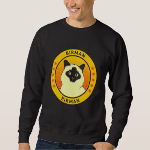 Sudadera Retrato de Birman Cat