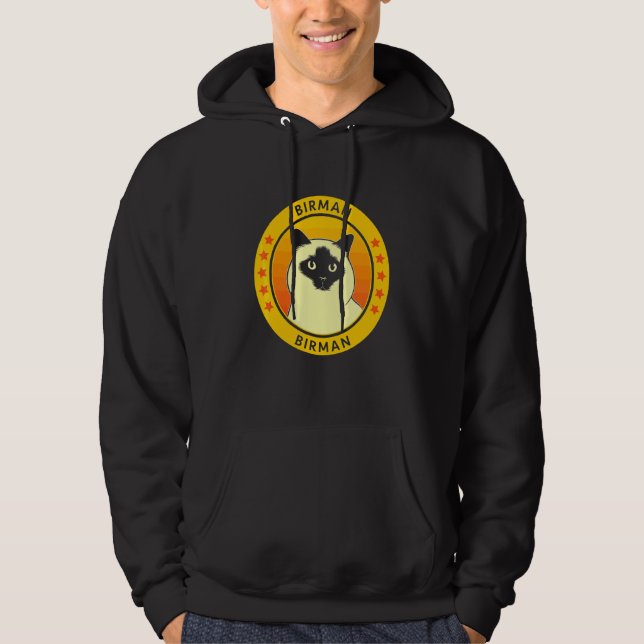Sudadera Retrato de Birman Cat (Anverso)