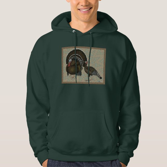 Sudadera Retrato de bronce estándar para pavos (Anverso)