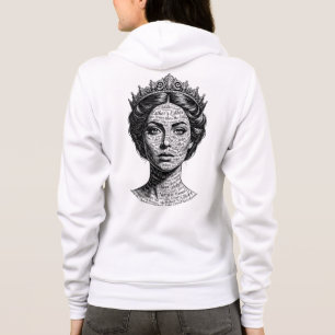 Sudadera Retrato de Caligrafía de la Reina Esther - Escritu