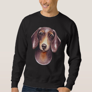 Sudadera Retrato de Dachshund Perro de moda Wiener Perro An