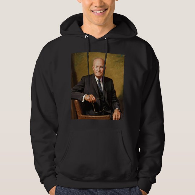 Sudadera Retrato de Dwight Eisenhower Presidente de la Casa (Anverso)