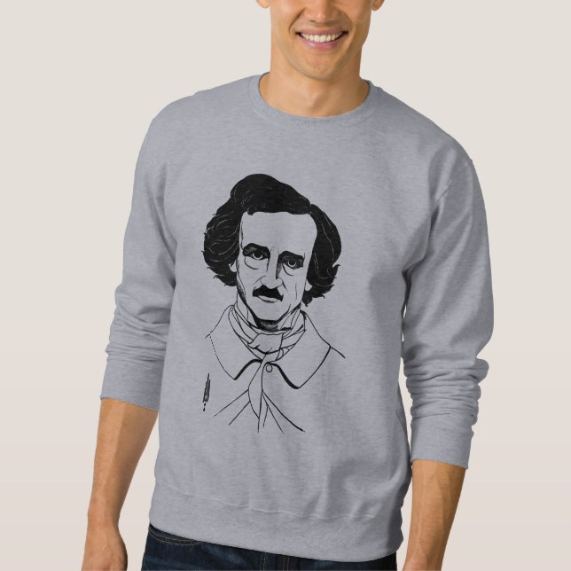 Sudadera Retrato de Edgar Allan Poe (Anverso)