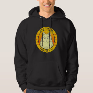 Sudadera Retrato de gato forestal noruego