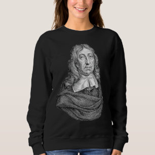 Sudadera retrato de John Milton arte de línea autor escrito