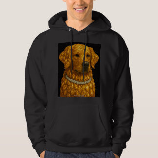 Sudadera Retrato de Labrador Retriever con Piedras Preciosa