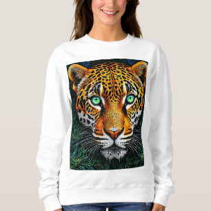Sudadera retrato de leopardo