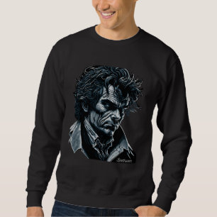 Sudadera Retrato de Ludwig van Beethoven Música Clásica Pia