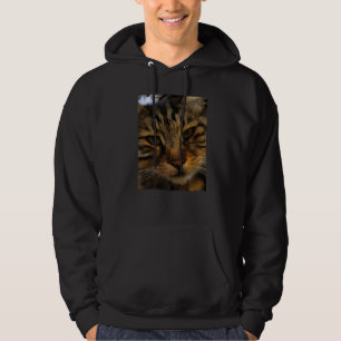 Sudadera Retrato de Mascota artístico de gato tabby, de lar