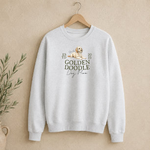 Sudadera Retrato de mascota de mamá de perro Golden Doodle