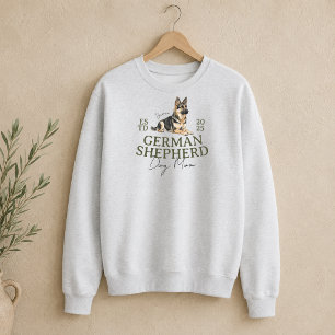 Sudadera Retrato de Mascota Personalizado Perro Mamá Pastor