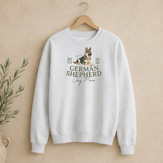 Sudadera Retrato de Mascota Personalizado Perro Mamá Pastor