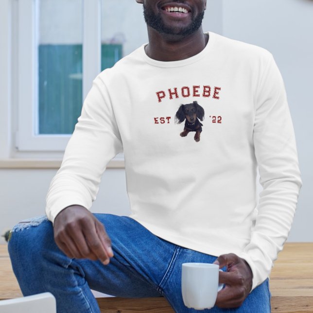 Sudadera Retrato de Mascota personalizado y nombre de arco  (We love our pets! Why not wear them on our favorite cozy sweatshirt?)