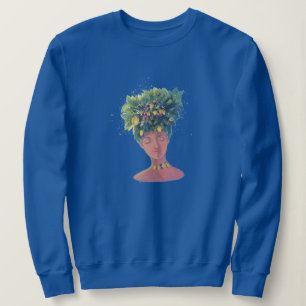 Sudadera retrato de mujer linda