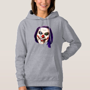 Sudadera Retrato de payaso nocturno