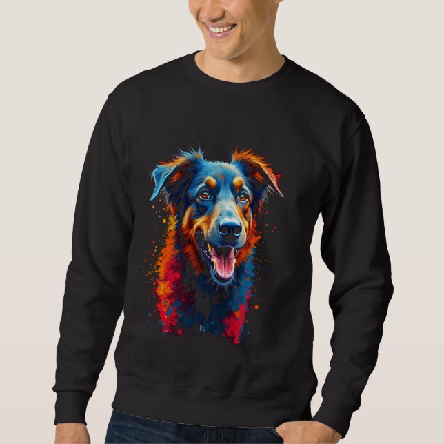Sudadera Retrato de perro (Anverso)