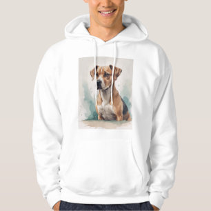 Sudadera Retrato de perro acuarela